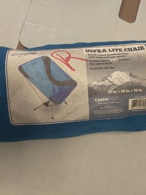 Alpine Ultra Lite Chair in Blue and Black